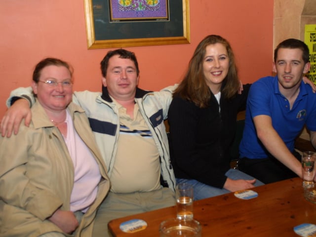 Enjoying a pint in Derry bars 20 years ago in 2003
