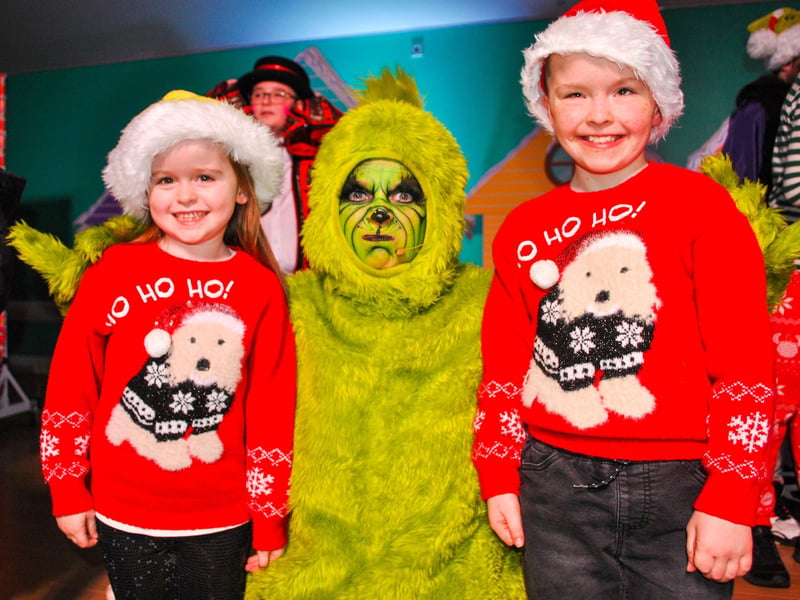 'Twas the week before Christmas' in Studio 2 in Derry with the Grinch, Santa, Mrs Claus, Cindy Lou Who, the elves and a Christmas Fairy.