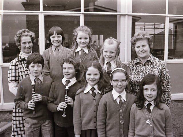 Young music medal winners in 1976.
