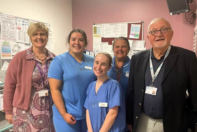 Newly qualified midwives Anna and Hannah Altnagelvin Hospital.