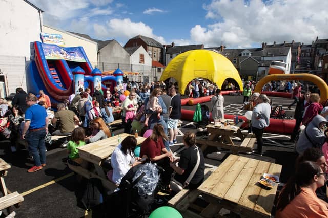 A fantastic turnout for Saturday's Féile 23 'Big Bog BBQ' at PIlot's Row Centre. (Photos: JIm McCafferty Photography)
