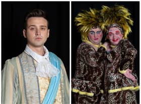 Prince Charming (Dylan Reid) and the Two Ugly Sisters (Keith Lynch and James Lecky) will be on stage in this year's pantomime 'Cinderella' at Derry's Millennium Forum.
