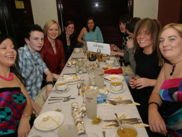 Derry Christmas parties 20 years ago in December 2003