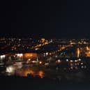 Derry City at night.