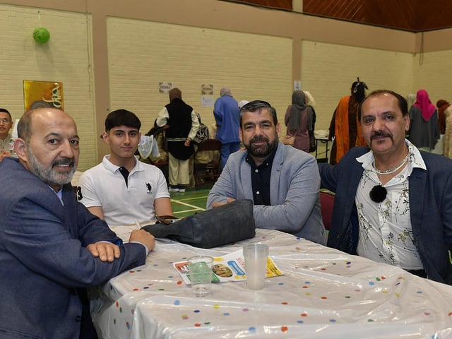 Families at the North West Islamic Association’s celebration of Eid Mubarak held in Templemore Sport’s Complex. Photo: George Sweeney
