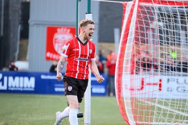 Derry City will be hoping striker Jamie McGonigle is amongst the goals again this year.