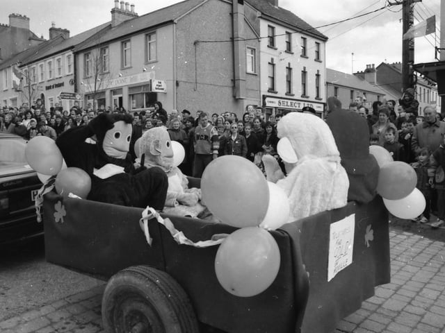 The St. Patrick's Day parade in Moville in 1998.