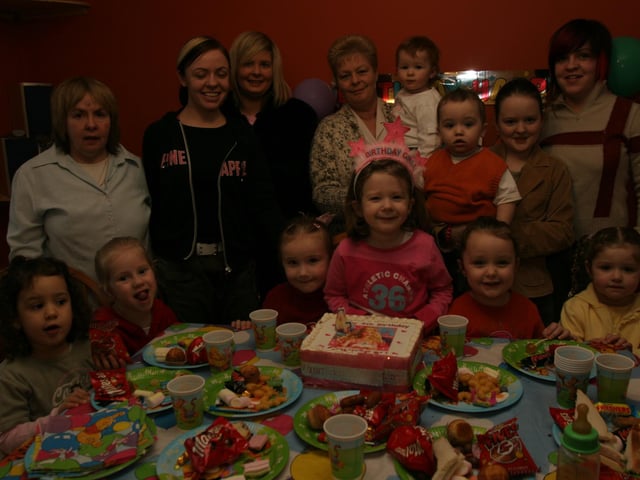Courtney Wade's fourth birthday party back in 2005.