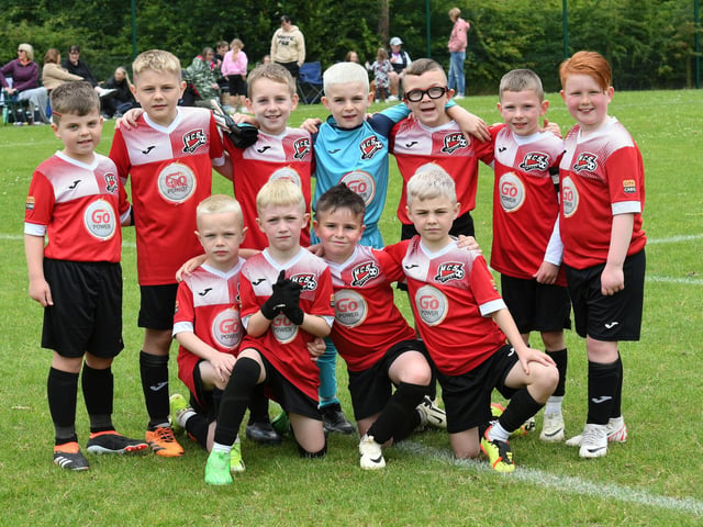 The Maiden City Academy under-8's team pictured at Broadbridge on Tuesday. (Photo: Keith Moore)
