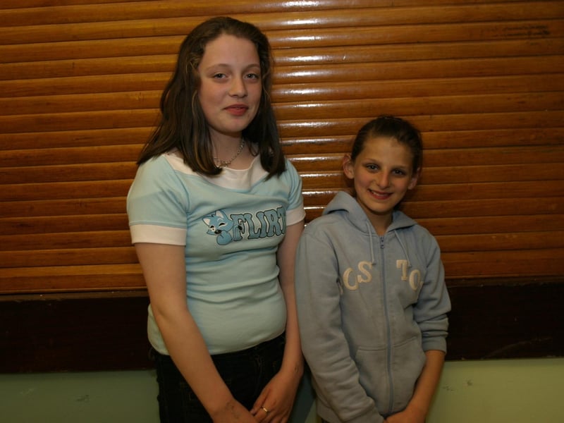 Parties & Celebrations back in 2004: Natalie and Nicole.