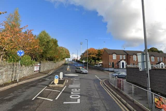 The security alert was centred at Celtic Court on the Lone Moor Road.