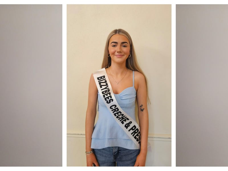 Clonmany Festival Queen finalists Dannielle McEleney - Bizzy Bees Creche and Preschool