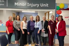 Western Trust staff at the launch of the the new Minor Injuries Unit at Altnagelvin Hospital.