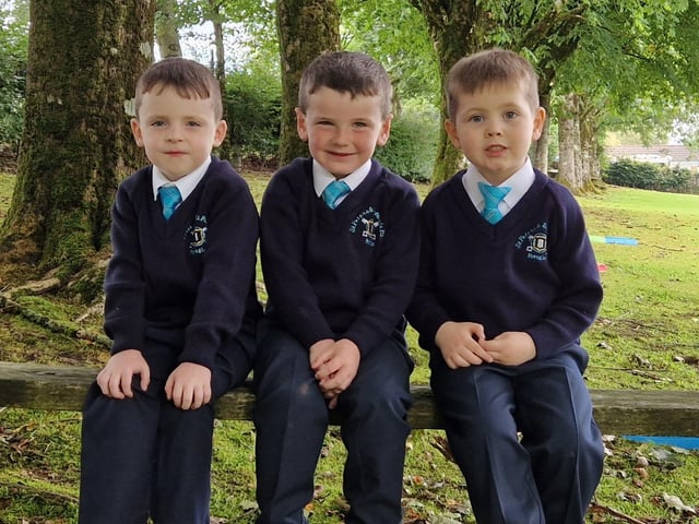 P1 pupils from St Peter & St Paul's Primary School.