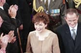 Mary Mc Aleese at her inauguration as the 8th President of Ireland, 11/11/1997 (Part of the Independent Newspapers Ireland/NLI Collection). (Photo by Independent News and Media/Getty Images)