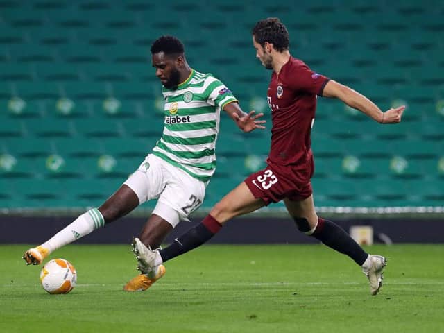 Odsonne Edouard. (Photo by Russell CHEYNE / POOL / AFP) (Photo by RUSSELL CHEYNE/POOL/AFP via Getty Images)