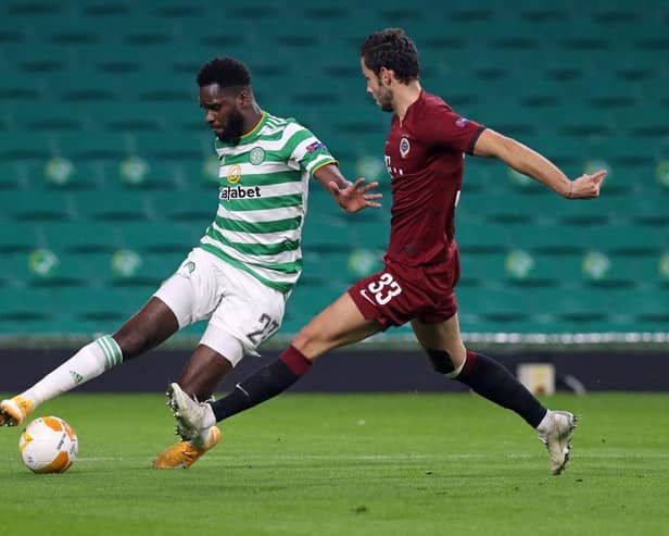Odsonne Edouard. (Photo by Russell CHEYNE / POOL / AFP) (Photo by RUSSELL CHEYNE/POOL/AFP via Getty Images)