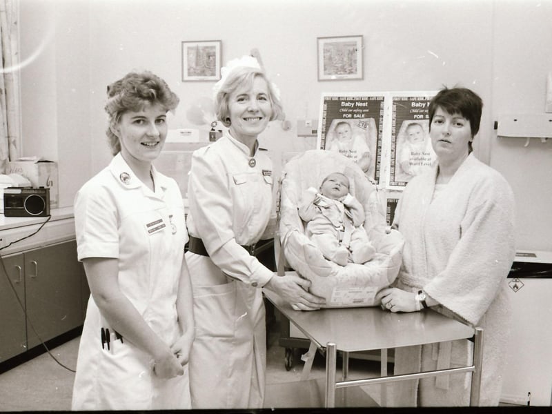 Baby Unit Nest Egg Seat Launch at Altnagelvin Hospital.
