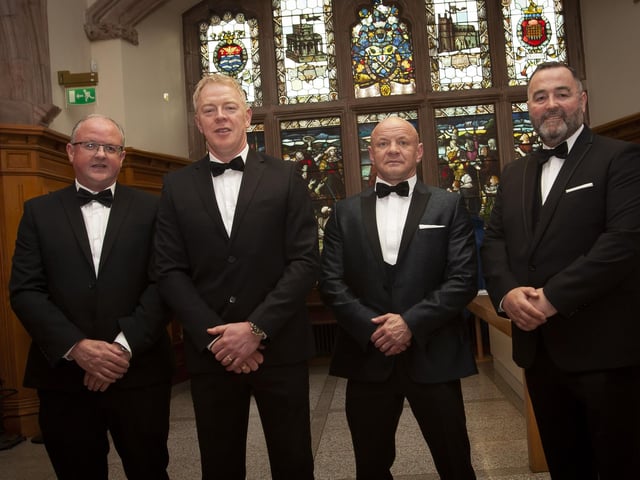 Councillor Sandra Duffy hosted the annual Mayor's Ball in the Guildhall on Friday in aid of the Mayor's chosen charity, First Housing Aid and Support Services.