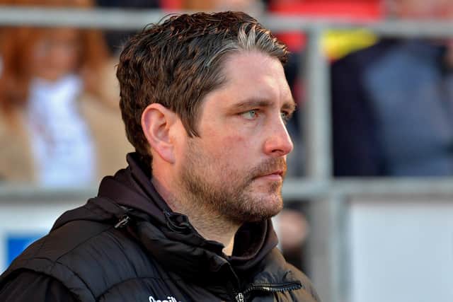 Derry City manager Ruaidhi Higgins. Photo: George Sweeney.  DER2314GS – 20