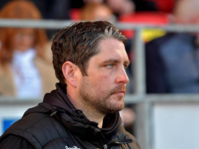 Derry City manager Ruaidhi Higgins. Photo: George Sweeney.  DER2314GS – 20
