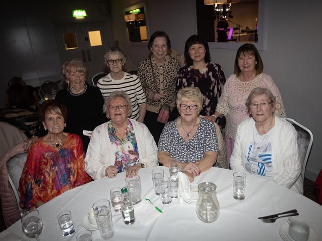 The ladies from the Rathmor 50+ Club pictured on Tuesday night.