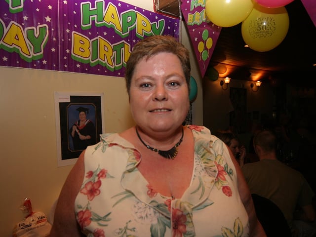 Noleen Gallagher's 50th birthday.