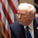 WASHINGTON, DC - MARCH 25:  U.S. President Donald Trump in the White House.  (Photo by Win McNamee/Getty Images)