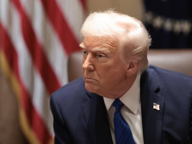 WASHINGTON, DC - MARCH 25:  U.S. President Donald Trump in the White House.  (Photo by Win McNamee/Getty Images)