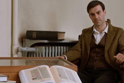 One of the key props was an authentic Bible transcript by Wycliffe