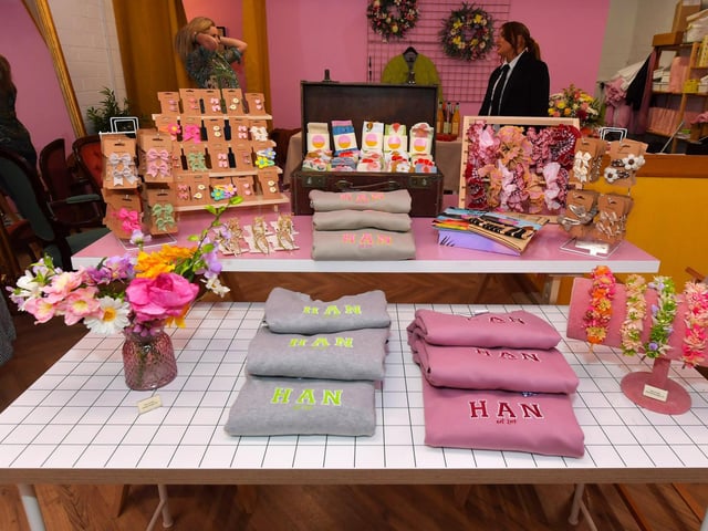 Some of the range of items available at the Girl lifestyle store in the Craft Village. Photo: George Sweeney