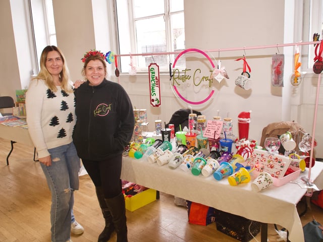 Stall holders at the event.