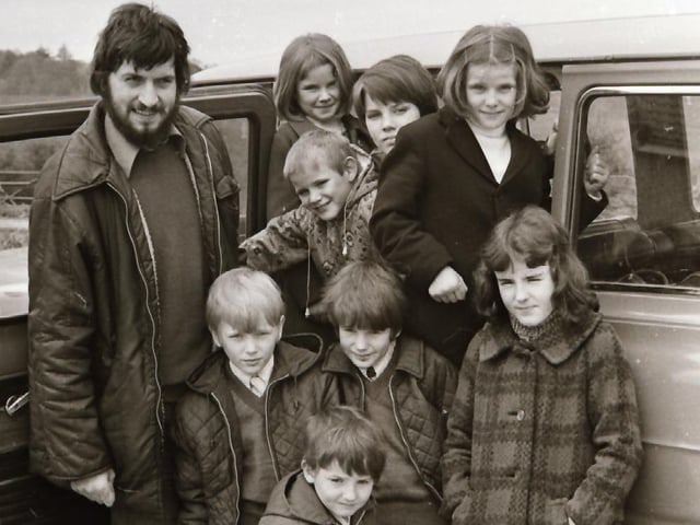 Youth outing in 1975.
