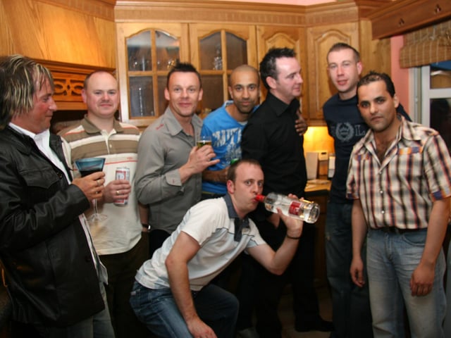 Dawaro Kular celebrating his birthday with friends and family.