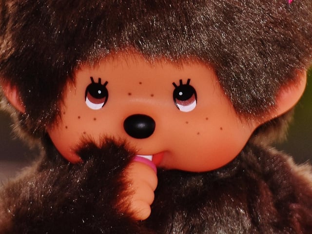Remember this shy little fellow? He is the Monchhichi monkey, first released in Japan in the 1970s and globally popular during the 1980s and ever since with children and many collectors around the world. (Pixabay)