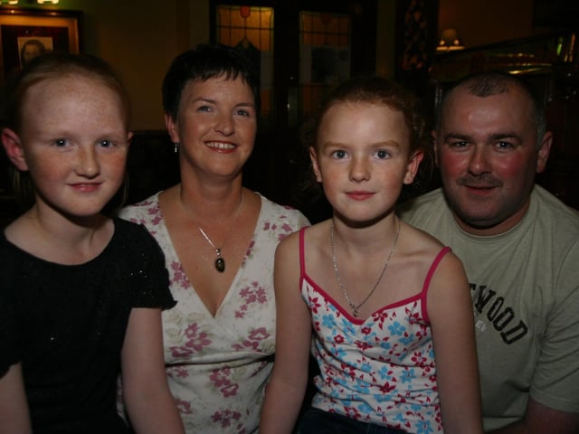 Roisin McLaughlin's 40th birthday, 20 years ago.