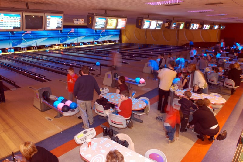 The bowling alley in 2004.