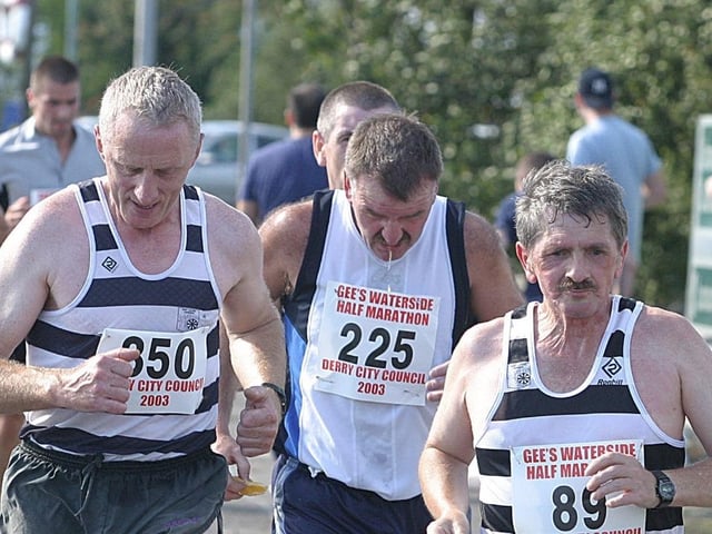 Runners Alan Rinchey (350), George Harkin (225) and William McMurry (89). (1609T47).:.