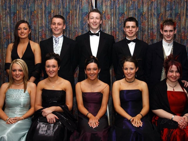 St Columb's College Formal 20 years ago in Derry in 2003
