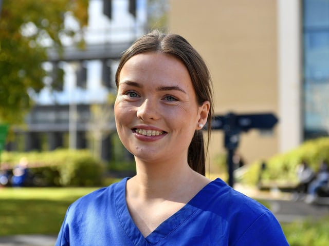Hailing from Maghera in County Derry, Maeve is a first-year medical student. She has moved from her hometown to live in Derry for her course, staying in student accommodation.  ”On her experience in Derry, Maeve said: “I’m loving it so far; it’s a very lively city. Everyone is nice, and the Derry people are very friendly.”  Maeve and her friends have explored the town, enjoying establishments such as The Thirsty Goat and Peadar O'Donnell's in the city centre.
