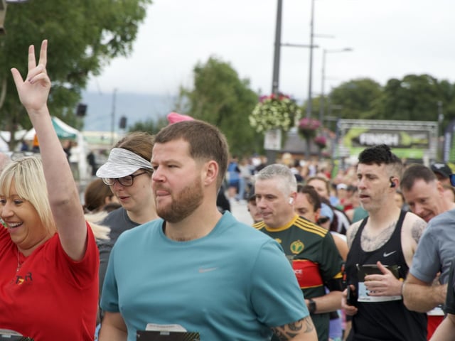 A cross section of some of the field at Sunday's record breaking Waterside Half Marathon.