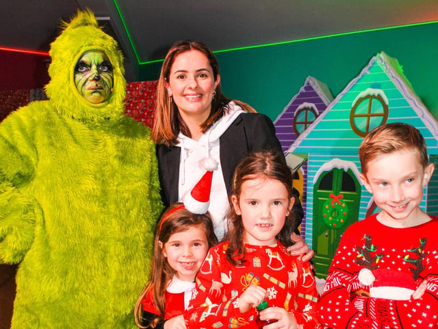 'Twas the week before Christmas' in Studio 2 in Derry with the Grinch, Santa, Mrs Claus, Cindy Lou Who, the elves and a Christmas Fairy.