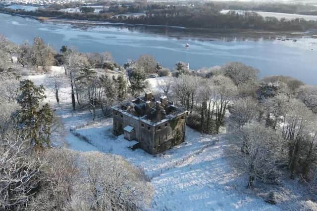 Boomhall in the snow
