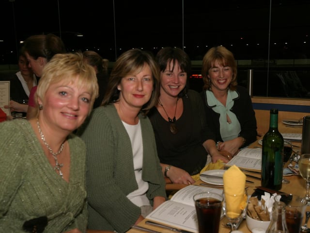Derry and Donegal people enjoying a night at Lifford races in October 2005.