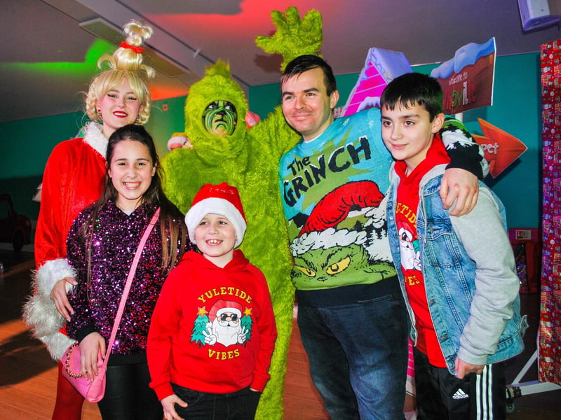 'Twas the week before Christmas' in Studio 2 in Derry with the Grinch, Santa, Mrs Claus, Cindy Lou Who, the elves and a Christmas Fairy.