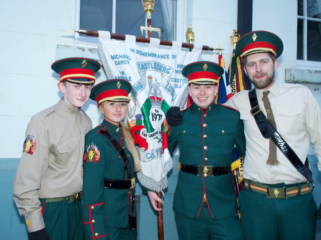 Young band members pictured during the 'Shutting of the Gates' celebrations at the weekend.