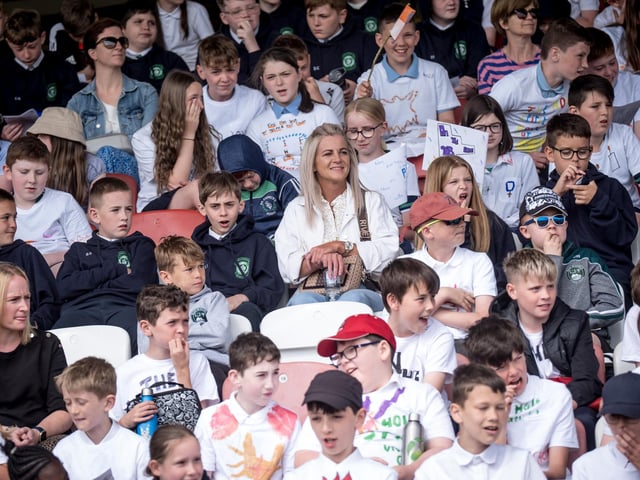 The annual Fan the Flame mass was celebrated recently in Celtic Park for pupils who recently made their confirmation.