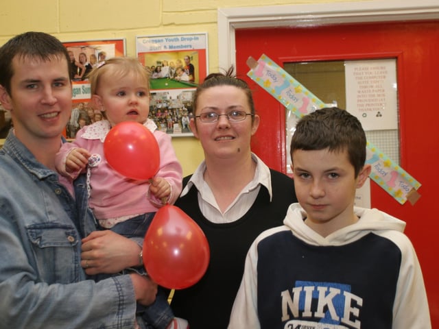 Brogan's first birthday party back in 2005.
