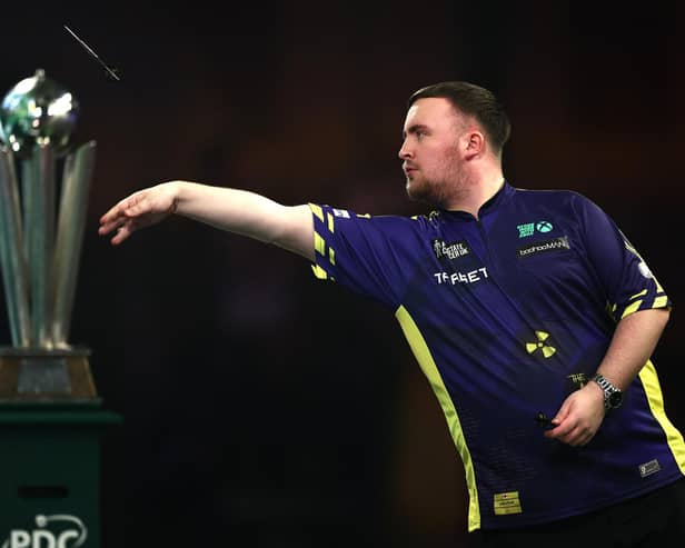 Luke Littler in action (Picture: James Fearn/Getty Images)