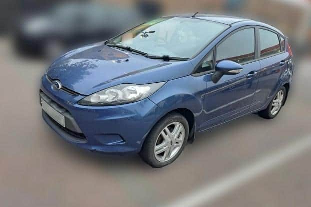 An image of the Ford Fiesta car released by the PSNI.